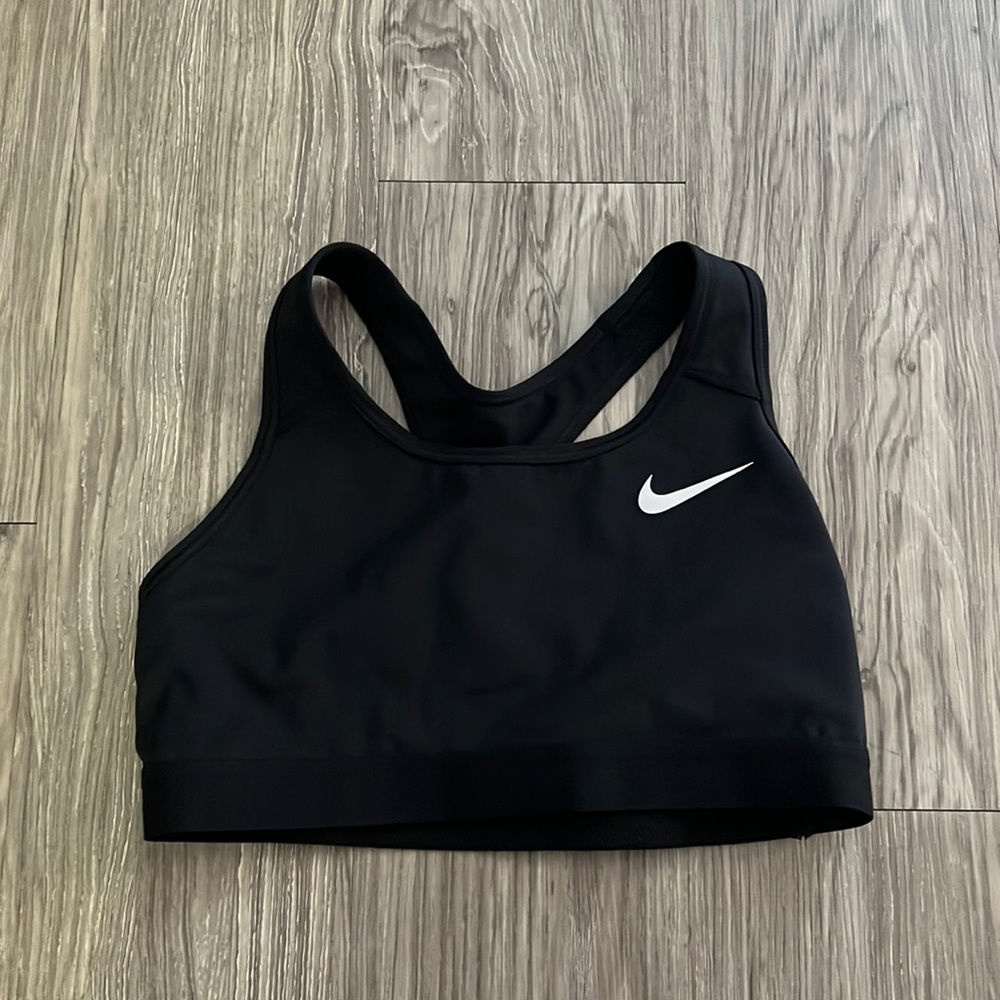 Nike dri fit swoosh sports bra.